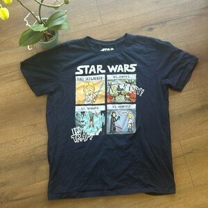 Star Wars Navy Graphic T-Shirt